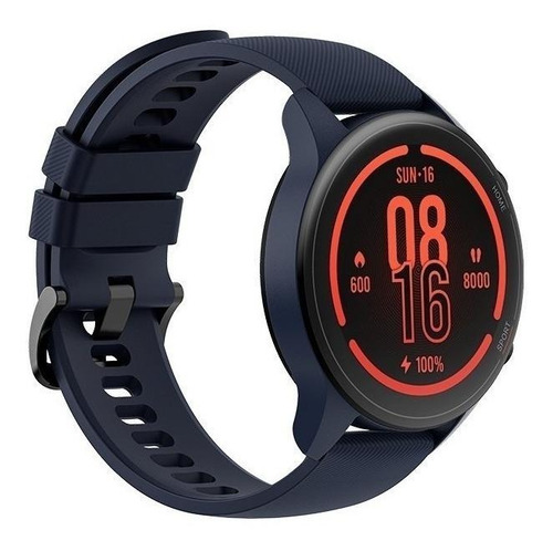 Imagen 1 de 4 de Xiaomi Mi Watch 1.39" caja de polímero reforzado con fibra de vidrio navy blue malla navy blue de tpu XMWTCL02