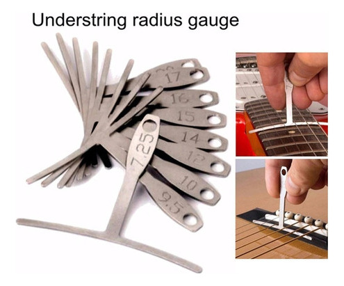 Kit De Medidores De Radio De Cuerda De Guitarra - Reglas T
