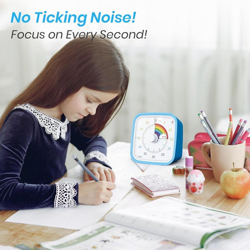 Kids Time Manager, Bonito Despertador De Dibujos Animados, D