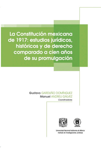 Libro- Constitución Mexicana De 1917, La:... -original