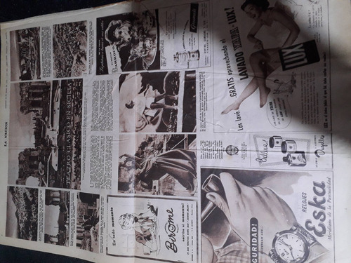 Diario La Nación 28 5 1950 Teatro Sicilia Truchas Argentinas (Usado)
