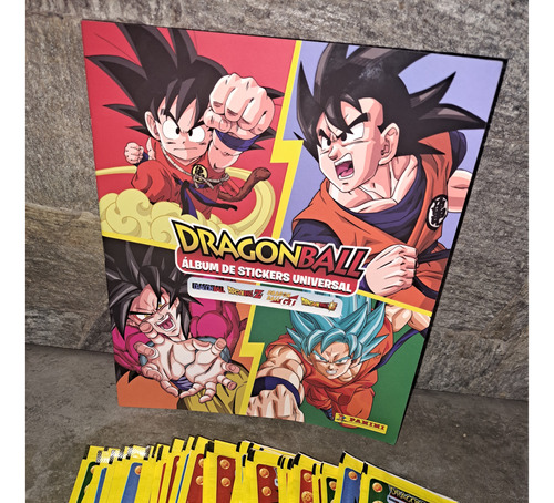 Álbum Dragon Ball Original Z Gt Super + 50 Sobres 2023 Anime