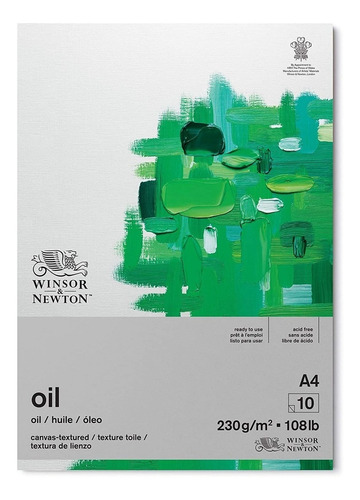 Winsor & Newton Block Oil A4 230g 10h