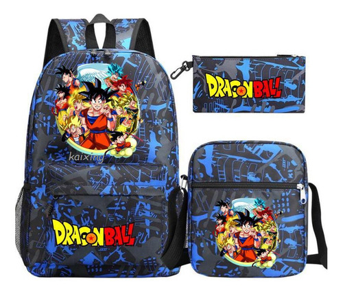 Set Dragon Ball 3 Piezas - Mochila Escolar Goku