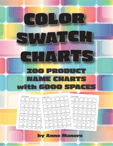 Libro: En Ingles Color Swatch Charts 200 Product Name Chart