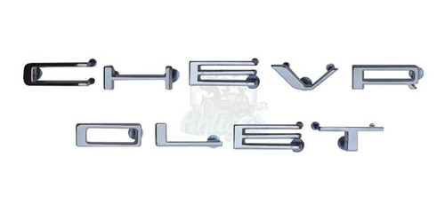 Emblemas Letras Chevrolet Tampa Traseira Veraneio