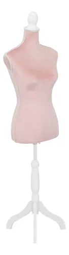 comprar Maniqui Torso Femenino Costura Modelo Sastre Base Ajustable Color Rosa