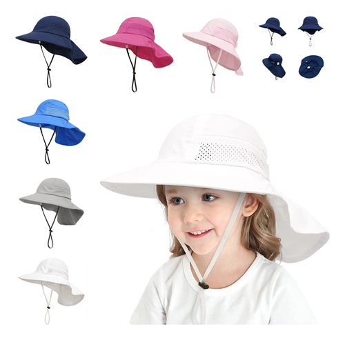 Sombrero De Pescador Para Niños Y Niñas, Sombrero De Playa D