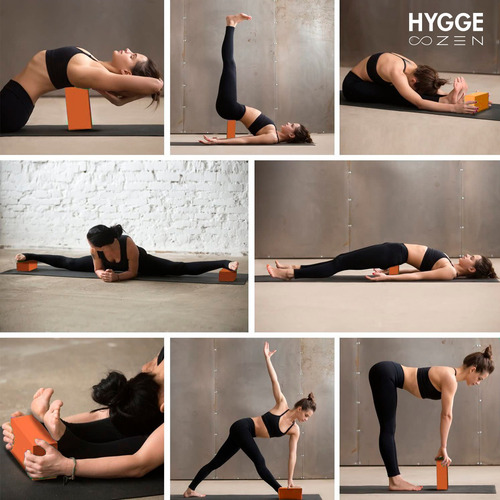 Imagen 7 de 10 de Ladrillo Yoga Pilates Fitness Gym Brick Taco Bloque Goma Eva