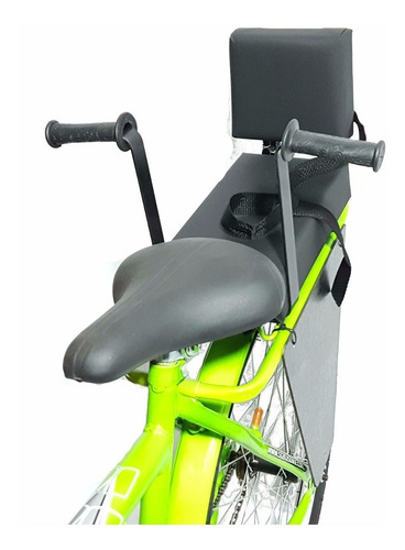 Imagem 2 de 5 de Cadeirinha Assento C/ Almofada E Recosto Traseiro P/ Bike