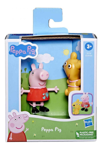 Peppa Pig Original. Figura De Peppa Pig Y Accesorio. Mpuy