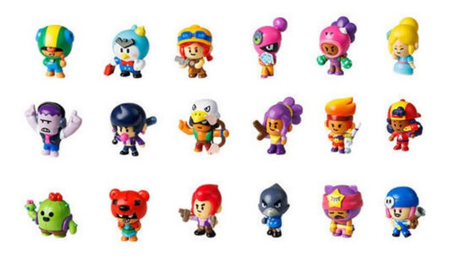 Brawl Stars 2020 Set X3 Mini Figura 4,5 Cm Regalo Niños  