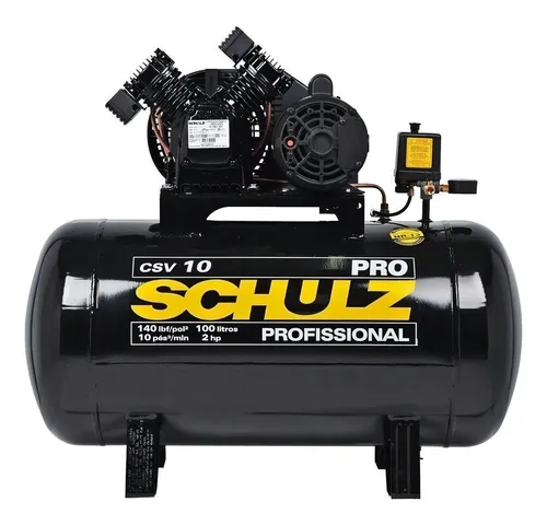 comprar Compressor de ar elétrico Schulz Pro CSV 10\u002F100 93L 2hp 220V