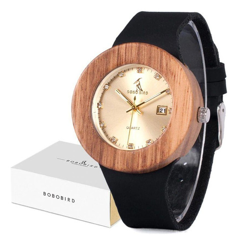 Reloj analógico de madera Bobo Bird B30 para mujer