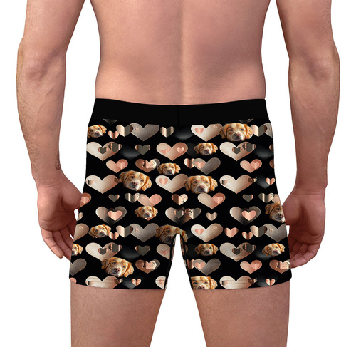 Boxers Cómodos Y Transpirables Con Estampado De Hombre De Al