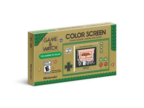 Imagen 2 de 8 de Nintendo Game & Watch The Legend of Zelda color dorado y verde