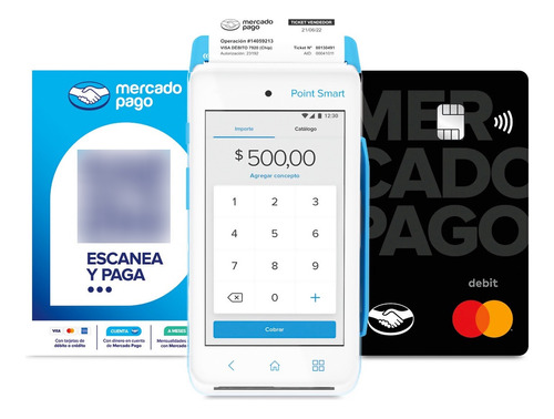 Mercadopago Point Smart Chip 4g Gratis + Impresora Tickets!