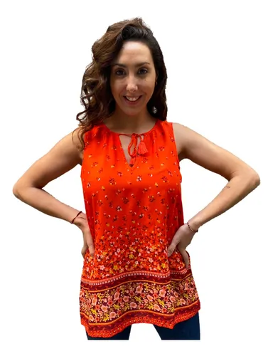 Blusa En Tela Viscosa MercadoLibre