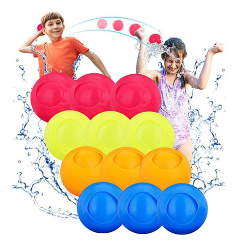 Reutilizable Globos Agua Silicona Bolas Llenado Rápido 20pzs