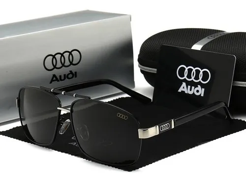 Culos De Sol Audi Cromado Polarizado E Com Prote o Uv400 Cor