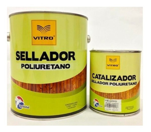 Sellador Poliuretano Vitro, Galon+2catalizadores