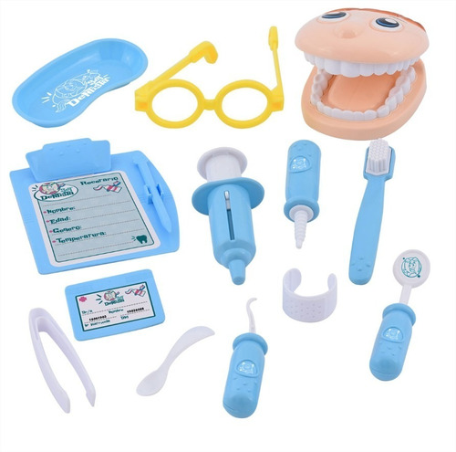 Set Dentista Juguete Ditoys 2322 Instrumentos C/ Valija Csi