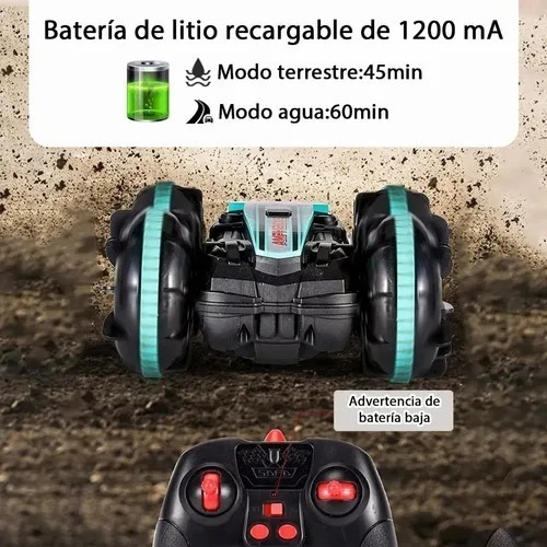 Coche Anfibio Con Conducción Doble Lado Y Rotación De 360°