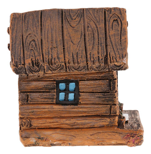 2 Casa De En Miniatura, De Resina