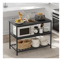 Comprar Mueble Auxiliar De Cocina Multiusos Tu Mesita Vincent Negro