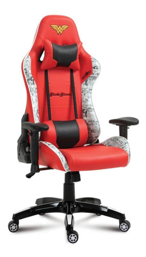 Silla Gamer Level Up Dc Wonder Woman Ergonomica Reclinable