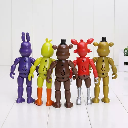 Five Nights At Freddy's Foxy Bonnie Kit Com 5 Personagens