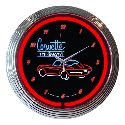 Reloj Pared Neon Stingray 15 