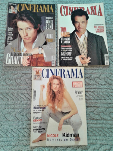 Revistas Cinerama Cine España Lote X 3 - 1995 - Impecables