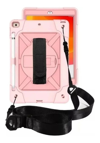Funda + Correa Uso Rudo Para iPad Mini 4 Y iPad Mini 5