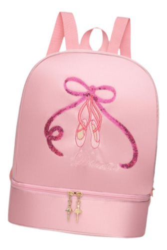 Mochila De Danza De Ballet Mochila Informal Con Rosa