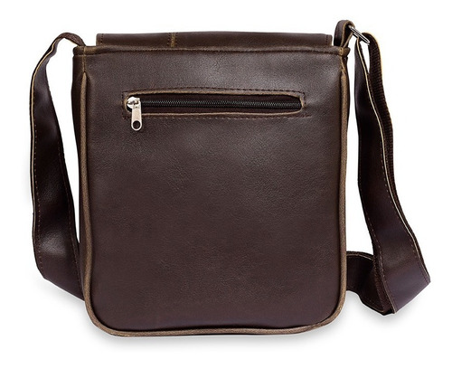 Imagen 3 de 3 de Morral Chico Mod. 7009 - Simil Cuero Gastado