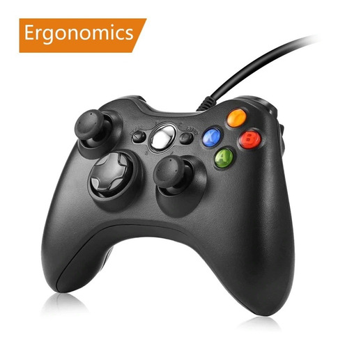 Imagen 6 de 8 de Joystick Mando Para Microsoft Xbox 360 Cable Pc Windows Zonatech Tribunales