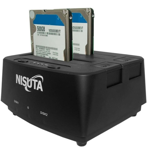 El Mejor Docking Clonador Carry Disk Nisuta Usb 3