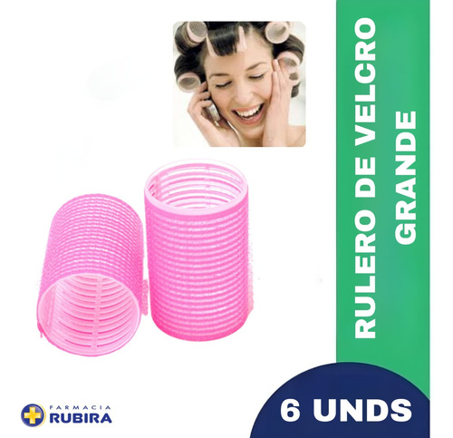 Rulero De Velcro Grande X 6 Unds