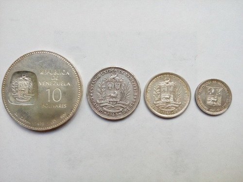 Monedas De Plata Venezolanas