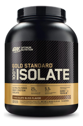 Optimum Nutrition Gold Standard 100 Isolate 5 Lbs Mer Env