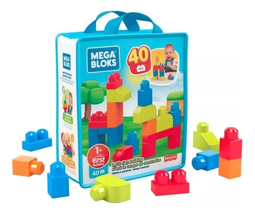 Juego De Mega Bloks 40 Piezas Fisher Price Bestoys