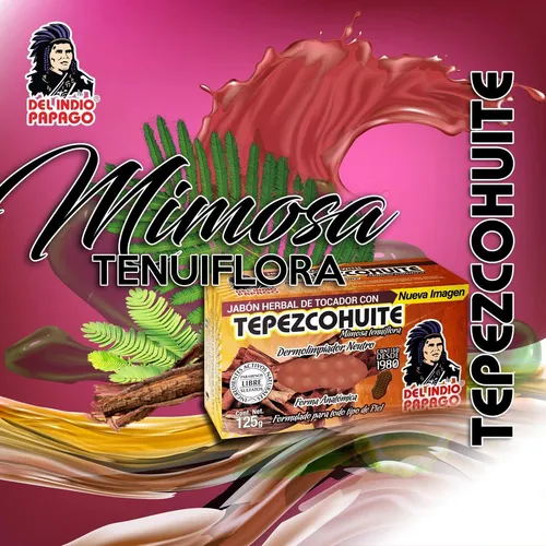 Del Indio Papago Jabón Neutro Con Tepezcohuite 125g 5 Pack -