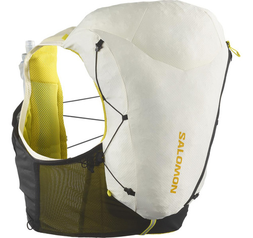 Mochila Hidratação Salomon Adv Skin 12 Trail Running Colete Cor Branco