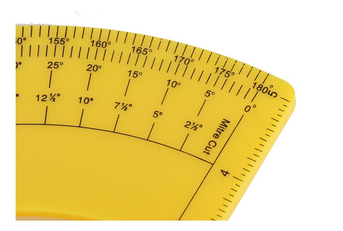 Regla Angular Semicircular Universal Para Carpintería