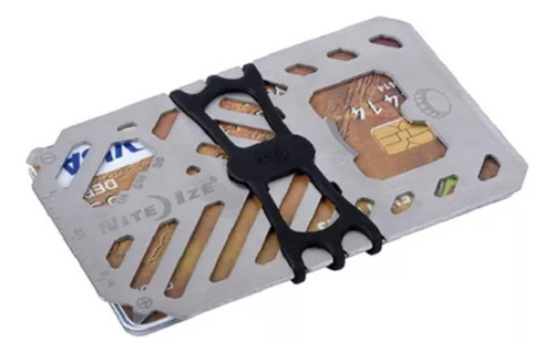 Cartera Multiherramientas Financial Tool Plateado Nite Ize