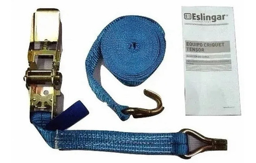 Imagen 3 de 9 de Criquet Tensor Traca Traka Cinta Amarre Carga 1t 25mm X4m Ht