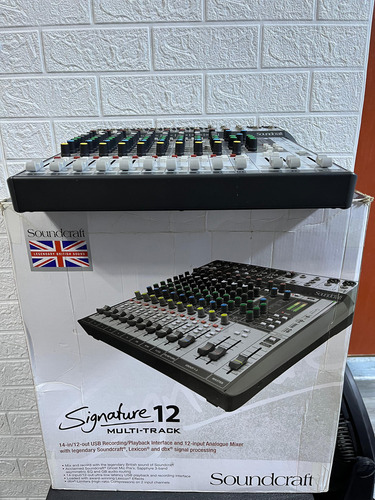 Consola Soundcraft Signature 12 Mtk De Mezcla 220v (Usado)