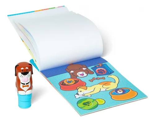 Set De Estampado De Pegatinas Melissa & Doug Dog Con 300 Peg