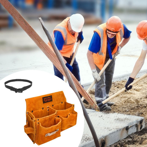 Fs Bolsa De Cinto De Cinto De Ferramenta De Couro Versátil